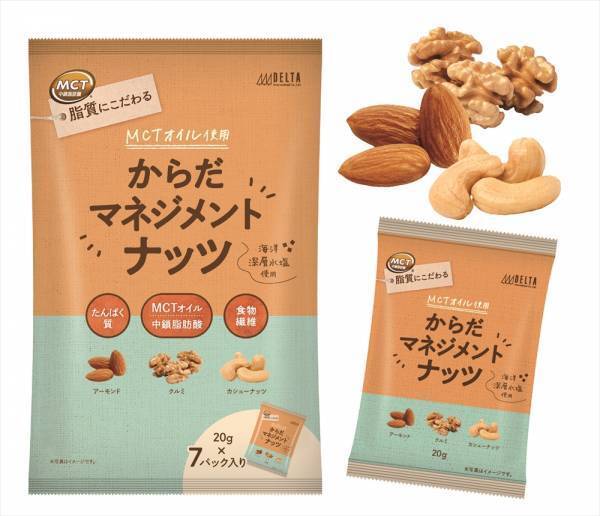 『MCTオイル使用 からだマネジメントナッツ』発売