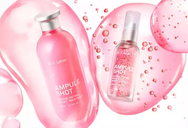 AMPULE SHOTレチノール配合のスキンケアアイテム登場