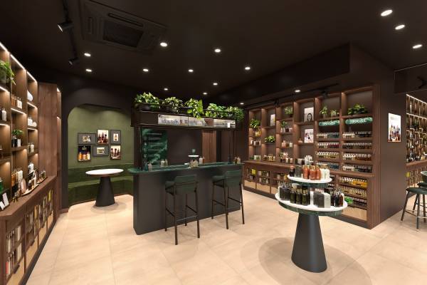 関西初の直営店「モルトンブラウン 神戸BAL店」