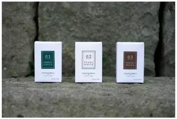 momgderoの石鹸シリーズ「Craft Soap」から3種類の石鹸が登場