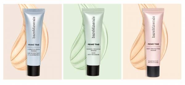 銘品「ベアミネラル プライム タイム」より3種のハイブリッド下地誕生