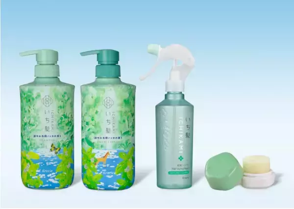 ヘアケアブランド『いち髪』から、夏限定の「和ハッカの香り」が登場