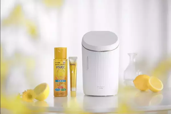 メラノCC×MiCOLA『フェイススチーマー』発売 アイリスオーヤマ