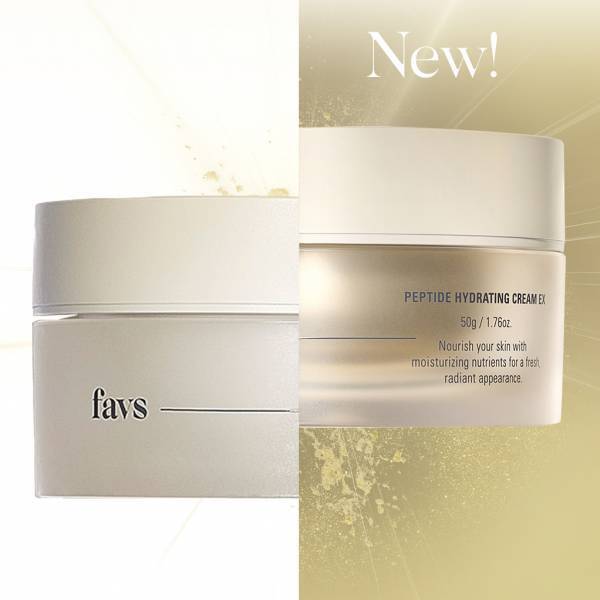 favs「PEPTIDE HYDRATING CREAM」がリニューアルして登場！