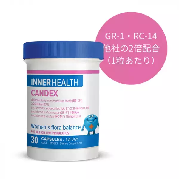 乳酸菌サプリメント「インナヘルス」から「女性のデリケートゾーン」にアプローチする新製品が登場