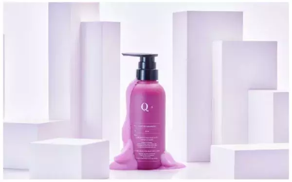 色落ちしやすい暖色系髪色をキープ！ヘアケアブランド「Q+」からピンクシャンプーが登場