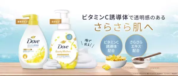 透明感のあるさらさら肌へ！ダヴの数量限定製品が発売開始