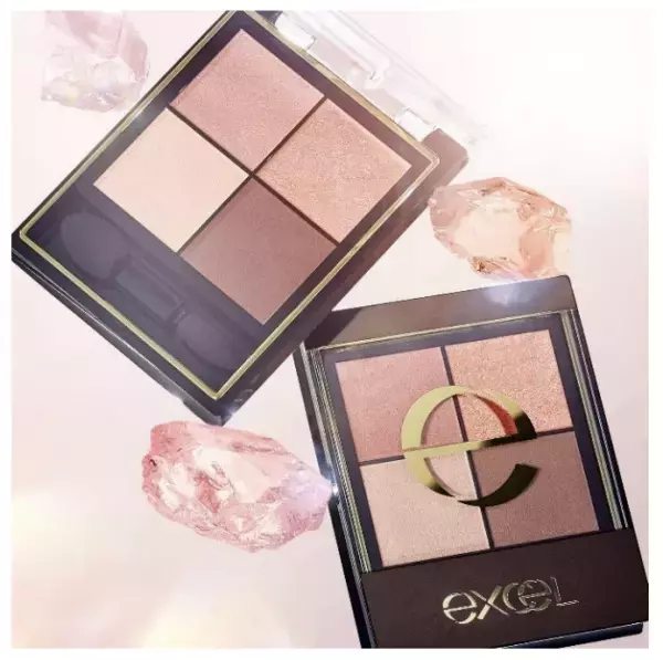 気分は天然石ジュエリー、「エクセル」のアイシャドウパレットに”大人っぽくて可愛い”新色が登場