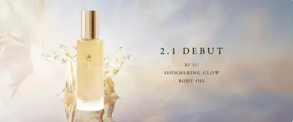 サステナブルコスメブランドのBI-SUから「シマリンググローボディオイル」が登場