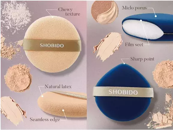 用途や好みに合わせて選べる2種類のパフが粧美堂から登場