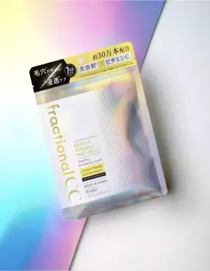 ニードル美容液の「fractional CC」から、美容針30万本を配合したシートマスクが登場！