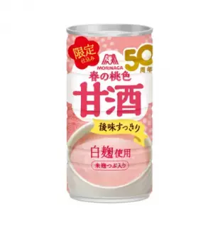 美容や健康にも！「森永甘酒」からピンク色の「春の桃色甘酒」が期間限定発売