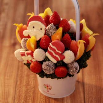 クリスマスは写真映え抜群の「フルーツブーケ」で華やかに