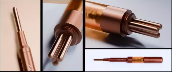 顔に当ててプッシュするだけで筋肉を鍛えるガジェットをアップデート