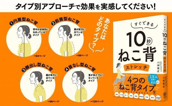 わずか10秒のストレッチでねこ背解消 ベストセラーを大幅に改訂