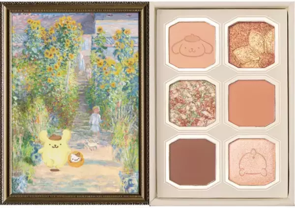 美しい名画に飛び込もう！「絵画アイシャドウパレット」にサンリオ限定デザインが登場