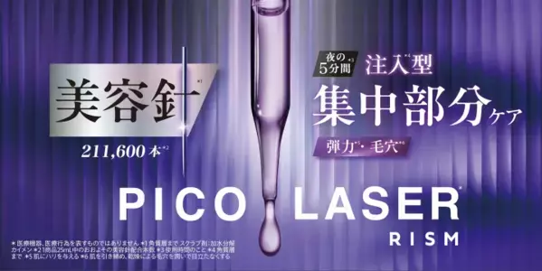 微細美容針で美容液が浸透！「RISM」から新シリーズ「ピコレーザー」誕生