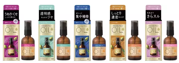 累計出荷本数2,400本以上！人気ヘアオイルが新たな香りにリニューアル