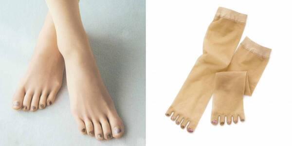 お待たせ！SNSで話題の“美ネイル足”ソックスが今年も登場