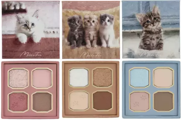 ミルフィーのアイシャドウ「マイキティアイパレット」から、3つの新色が2月に登場