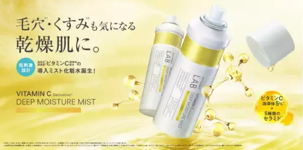 乾燥・カサつき肌などに対応！「アンレーベル ラボ」から新導入ミスト化粧水が登場