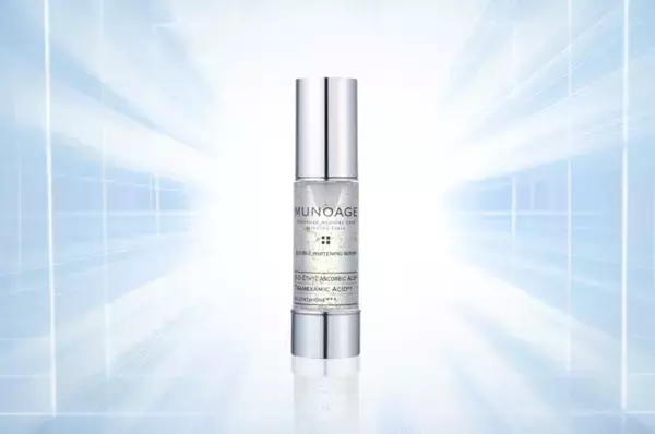 W美白有効成分を配合！「MUNOAGE」から『ダブルホワイトニングセラム』が登場