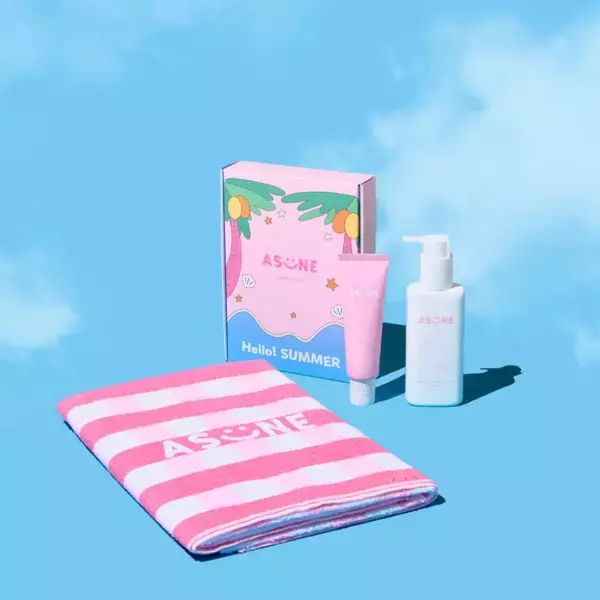 「ASUNE」からUV下地＆ボディー用UV日焼け止めの夏限定セットが登場