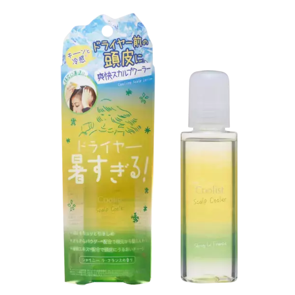 ドライヤーで汗まみれにならない -5度ローションにラ・フランスの香り