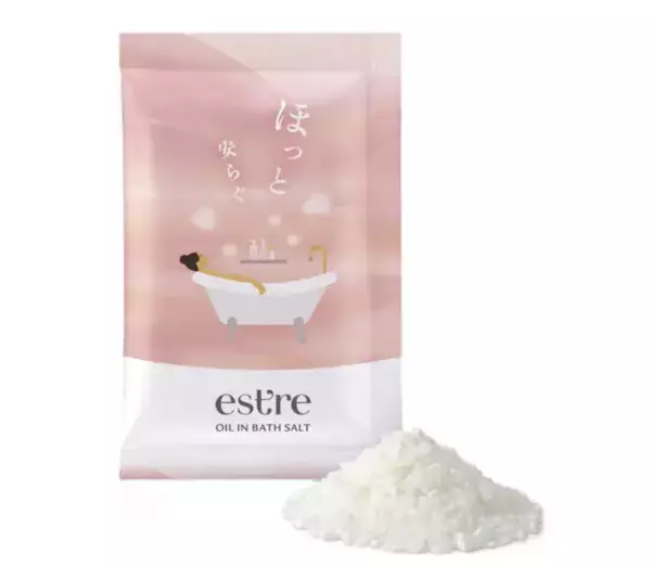 セルフケアブランド「エストール」から、フェムケアを叶える「オイルインバスソルト」が登場！