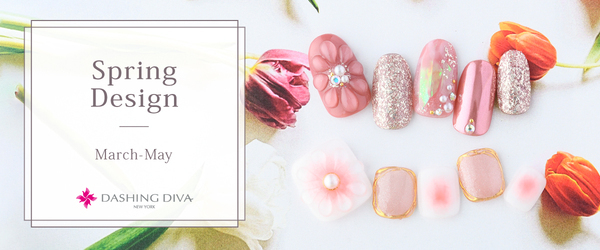 ネイルサロン『ダッシングディバ』、春をテーマにした「定額デザイン」