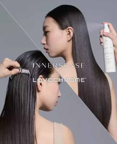 INNERSENSE×LOVECHROMEコラボ！潤いと輝きの美髪へ導く限定キット登場