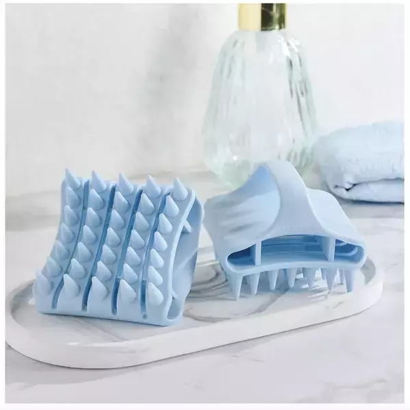 柔軟に曲がり頭皮をスッキリもみほぐす！「マペペ」から「シリコーンスカルプブラシ」発売！