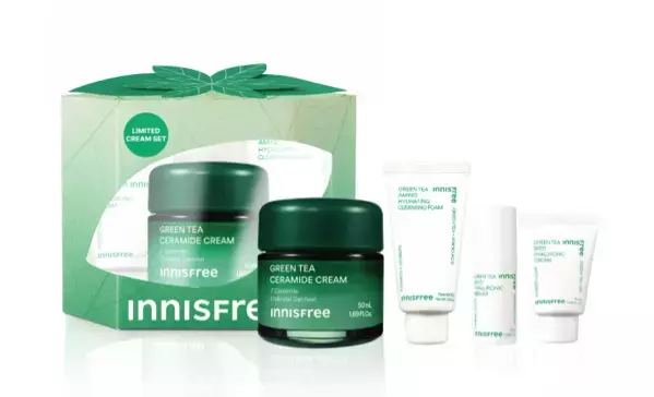 グリーンティーの力で潤い肌へ！INNISFREEが限定クリームセットを発売