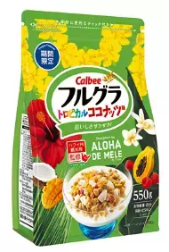 「フルグラ（R）」から、南国感あふれるトロピカルココナッツ味が期間限定で登場！