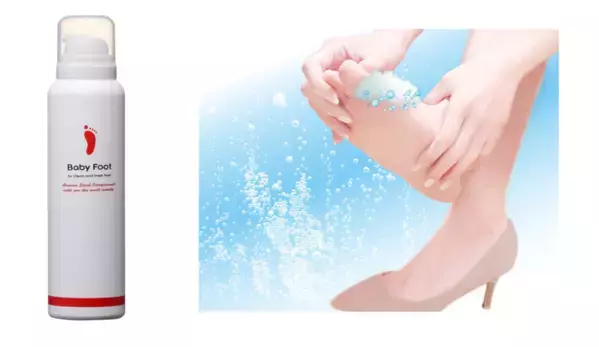 べたつきとにおいをケア「ベビーフット 炭酸泡フットドライシャンプー」