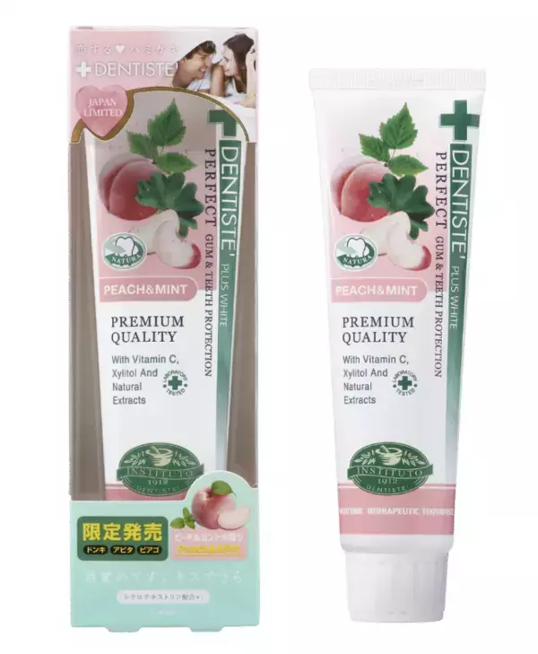 “恋するハミガキ”「デンティス」から、『ピーチ＆ミント チューブタイプ』が新登場！