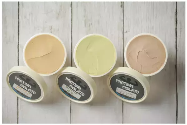 脂質75％off、糖質50％offの「プロテイン入りジェラート」が新登場！