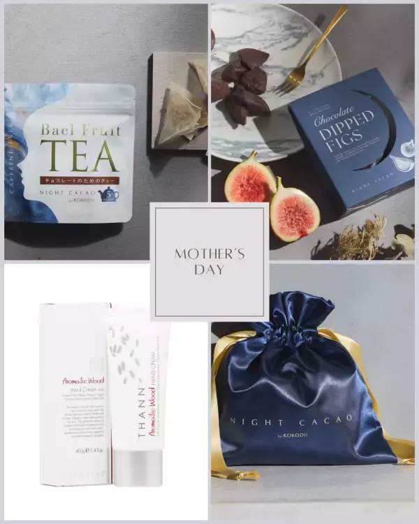 母の日は「Night Cacao」の「癒しの時間を贈る」ギフトセットを