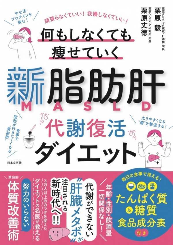 何をしても痩せないのは肝臓が原因？『新脂肪肝 代謝復活ダイエット』