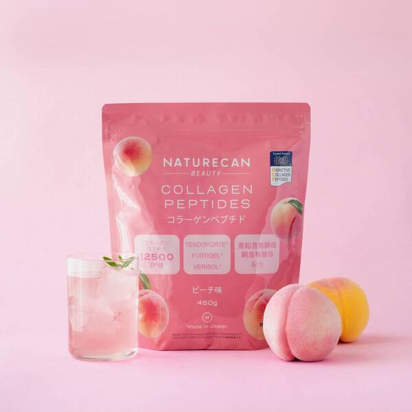 特許取得のコラーゲンを使用した「コラーゲンペプチド」、ピーチ味登場