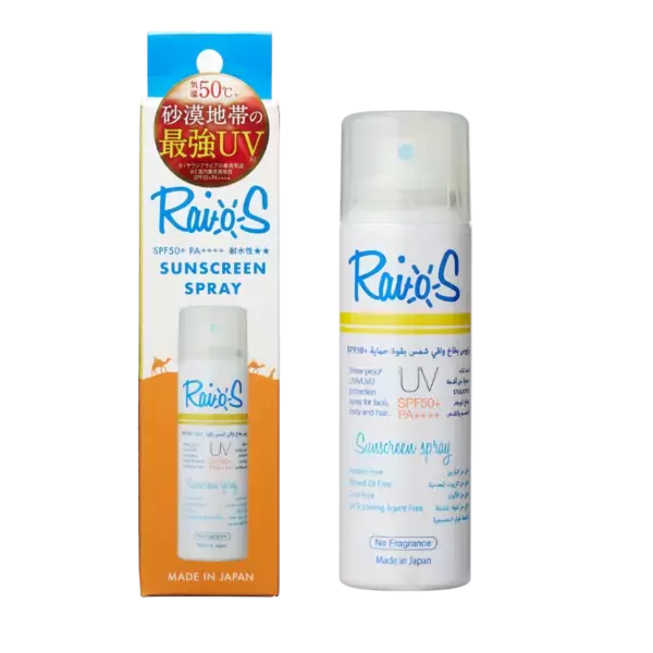 UVチェックキャップ付き「RaioS サンスクリーンスプレー」新発売