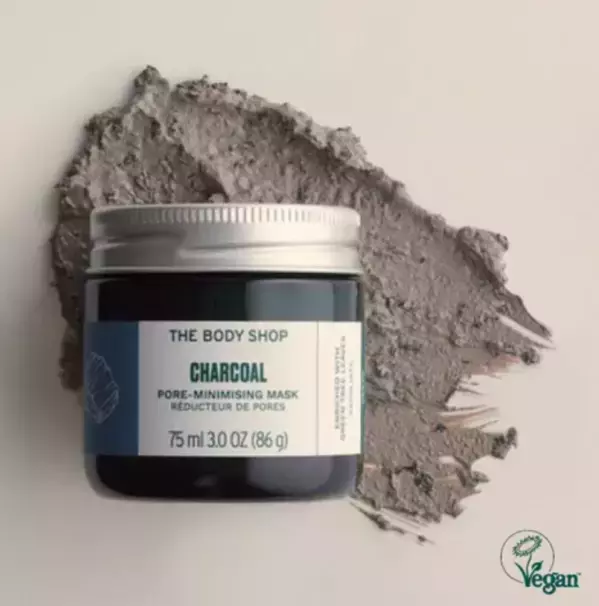 「ザボディショップ」オーク炭×溶岩クレイで毛穴レスの肌に！進化した洗顔マスク新登場