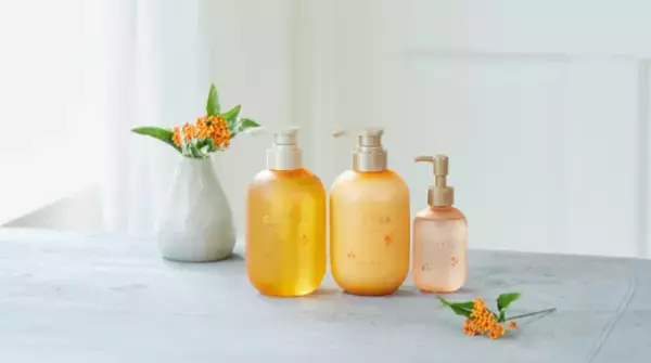 秋の風景が心に広がるヘアケア！「CLAYGE」からキンモクセイシリーズが登場