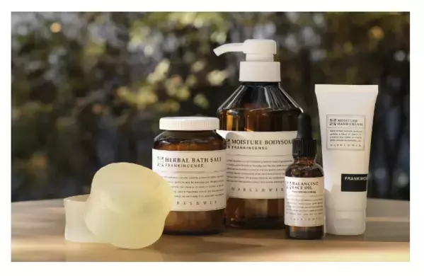 MARKS＆WEB、季節限定の香りを楽しめる「フランキンセンス」シリーズを発売