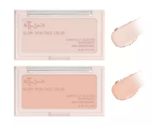 エテュセ、内側から輝くような血色とうるおいツヤ仕上がりのフェイスカラー2種を発売