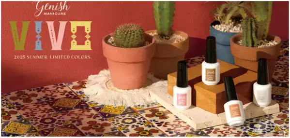 genish manicureから夏限定のVIVOコレクションがお目見え
