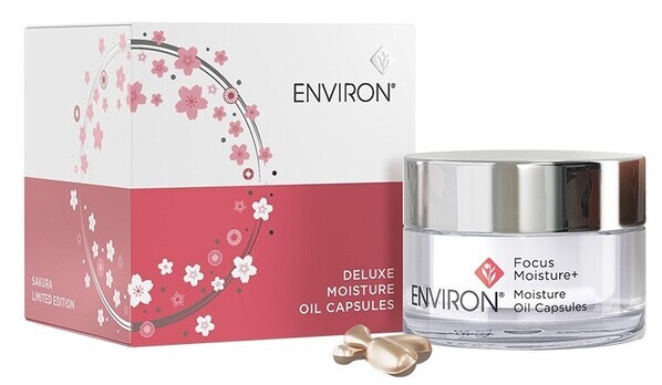 エンビロンから『デラックス モイスチャーオイルカプセル サクラエディション』が登場