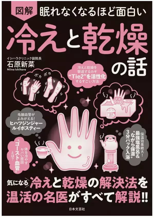 冷えと乾燥が無くなれば肌がみるみる若返る？！『眠れなくなるほど面白い 図解 冷えと乾燥の話』発売