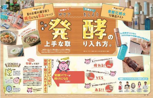 発酵の上手な取り入れ方や「ながらトレーニング」グッズ 『LDK』8月号