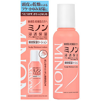 洗髪後の新習慣！「ミノン頭皮保湿ローション」